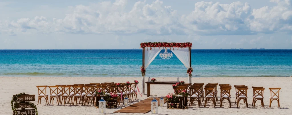sandos playcar has one of the most affordable destination wedding packages